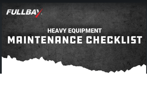 Download the Heavy Duty Maintenance Checklist