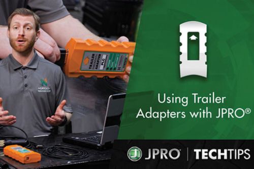 How to connect JPRO to a trailer and power your adapter with a tractor or battery.
